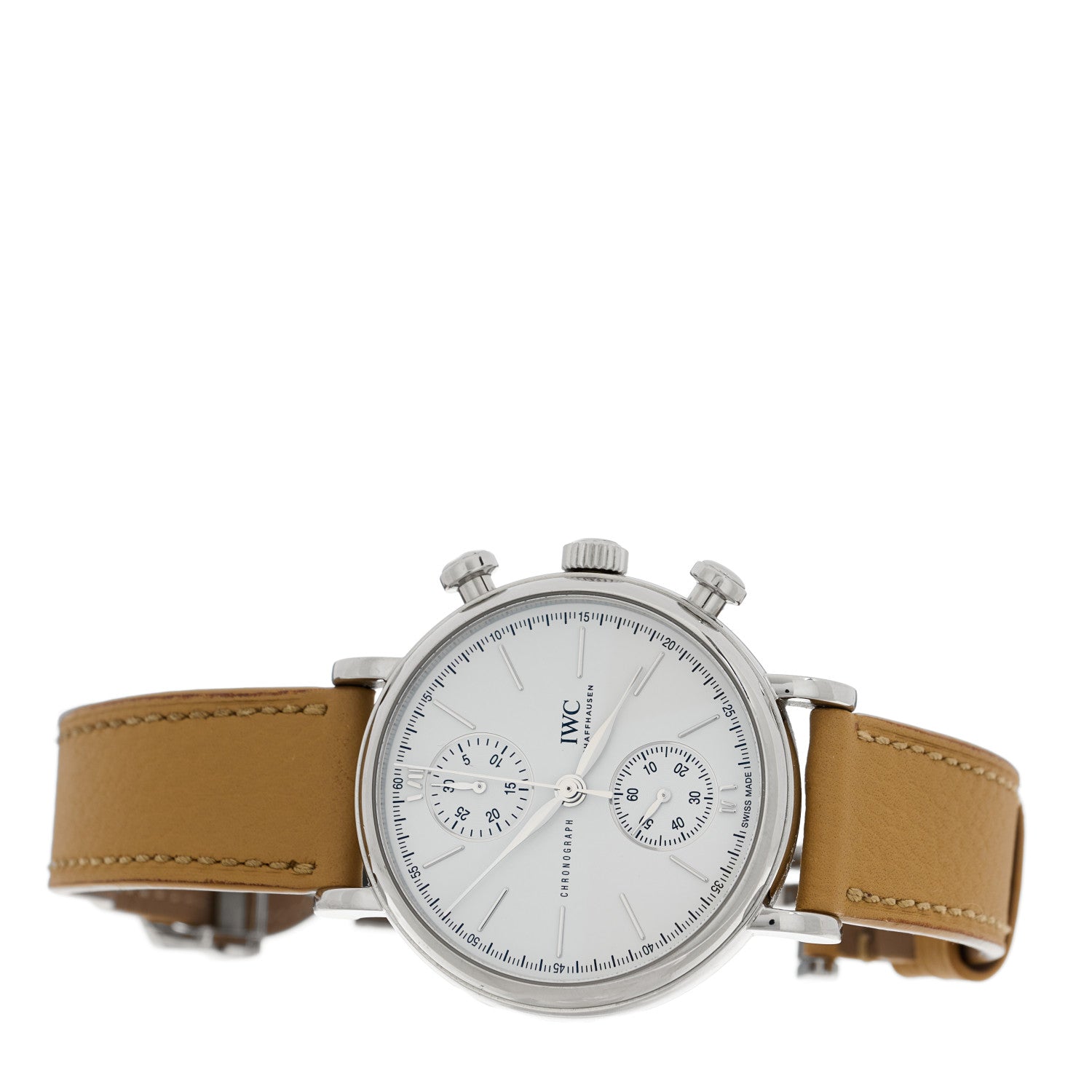 IWC Stainless Steel Calfskin 39mm Portofino Chronograph Automatic Watch IWC391502 2 of 5