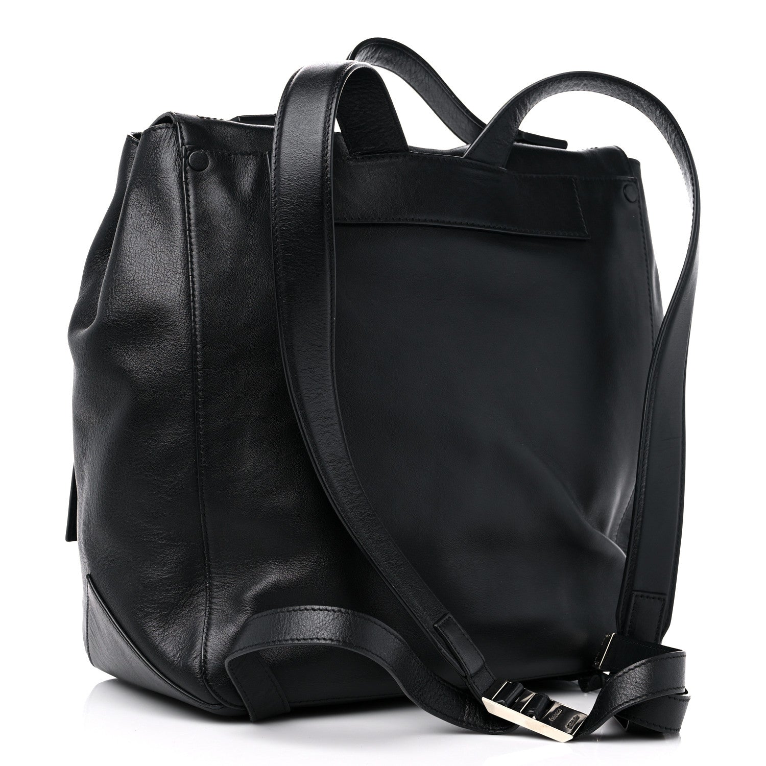 Proenza Schouler Calfskin Large PS Courier Backpack Black 2 of 18