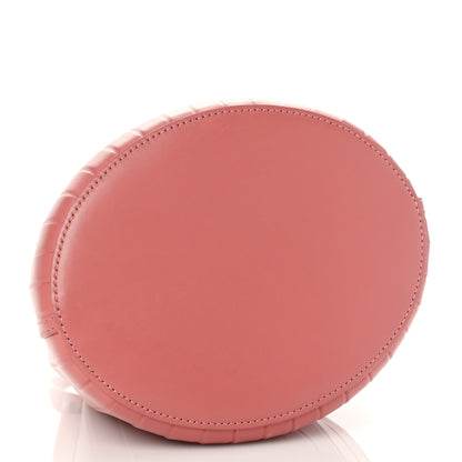 Mansur Gavriel Vegetable Tanned Calfskin Pleated Mini Bucket Bag Blush 4 of 8
