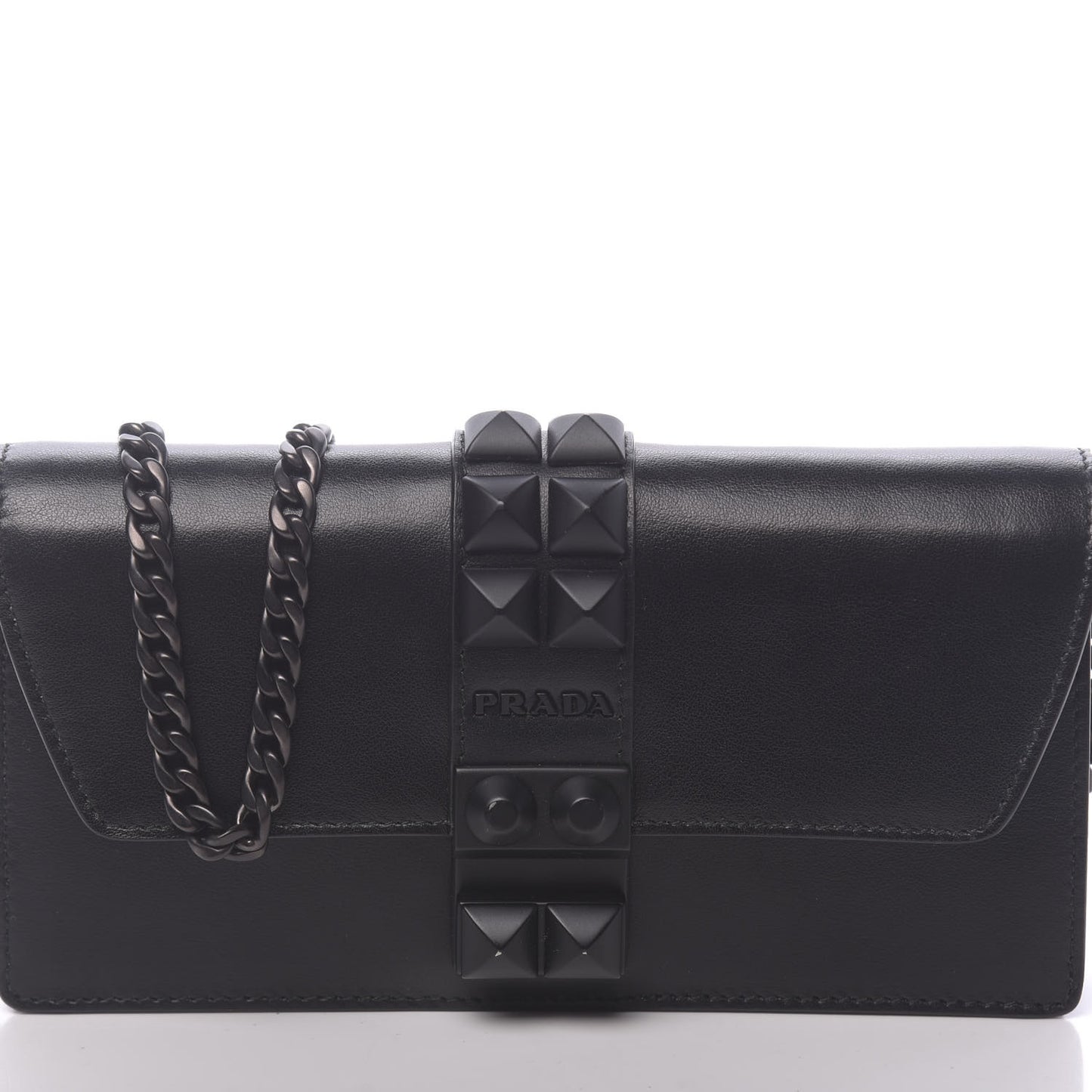 City Calfskin Studded Mini Elektra Crossbody Bag Black