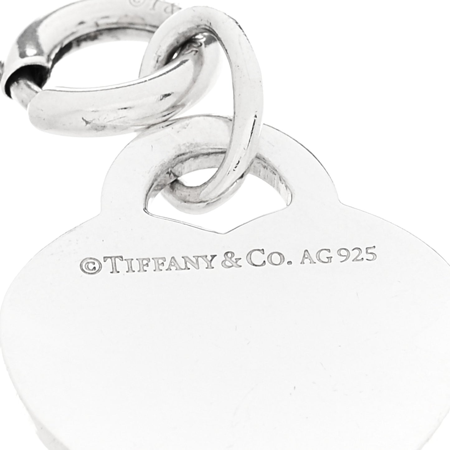 Sterling Silver Letter K Heart Charm