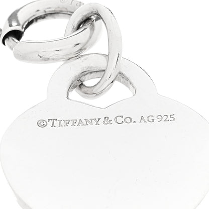 Tiffany Sterling Silver Letter K Heart Charm 3 of 4