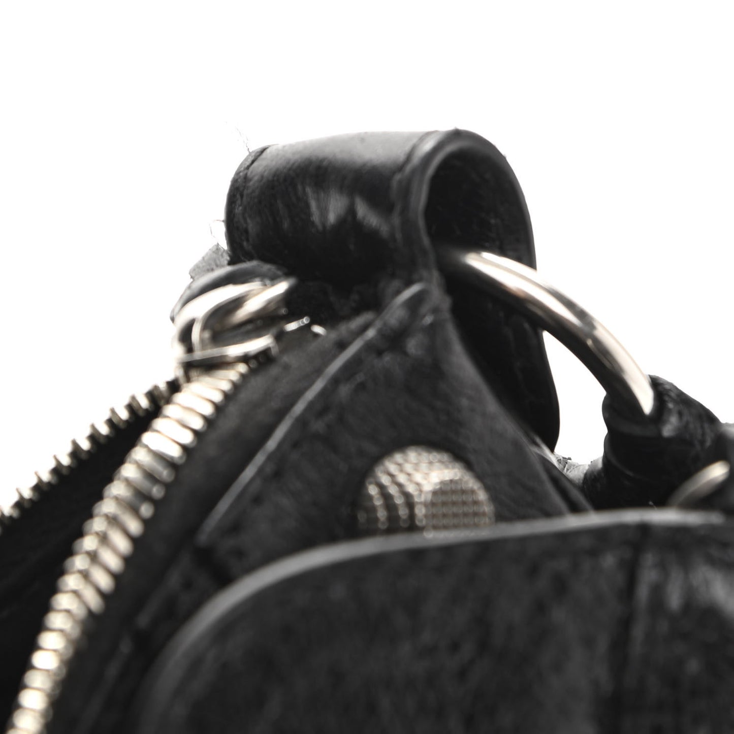 Agneau Arena Le Cagole Shoulder Bag XS Black