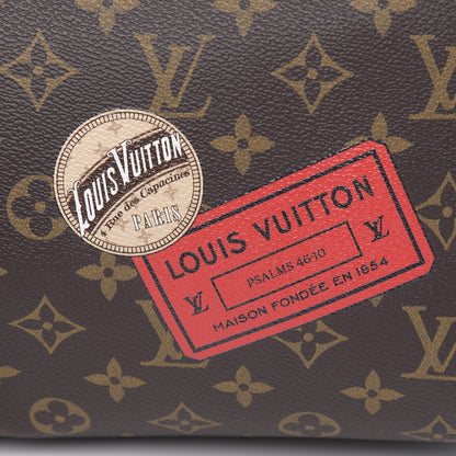 Louis Vuitton Monogram My World Tour Speedy Bandouliere 30 Black 10 of 11