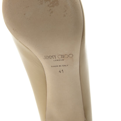 Jimmy Choo Kid Pointy Toe Romy 100 Pumps 41 Nude 6 of 8