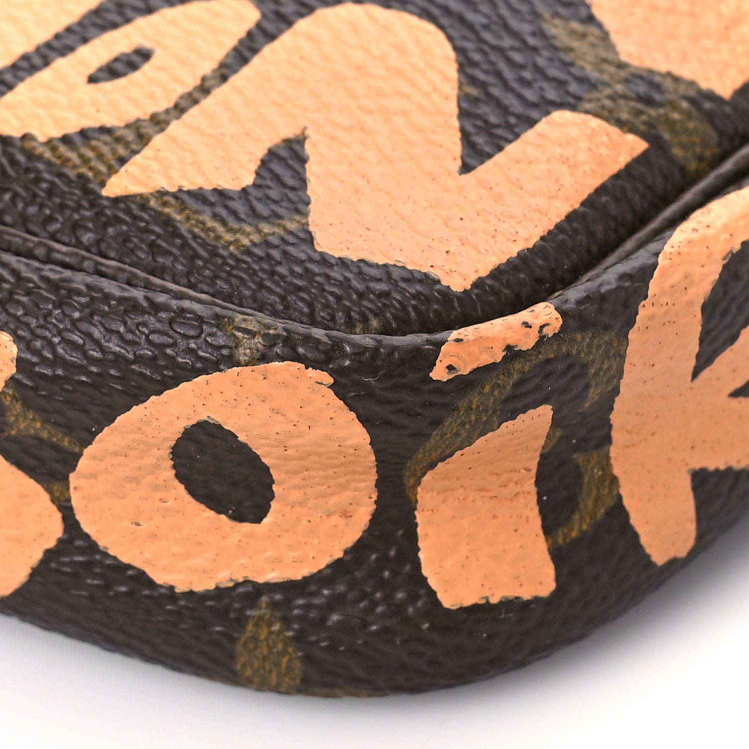 Louis Vuitton Monogram Graffiti Pochette Accessories Peach 9 of 11