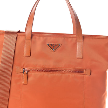 Prada Tessuto Nylon Tote Papaya 8 of 10