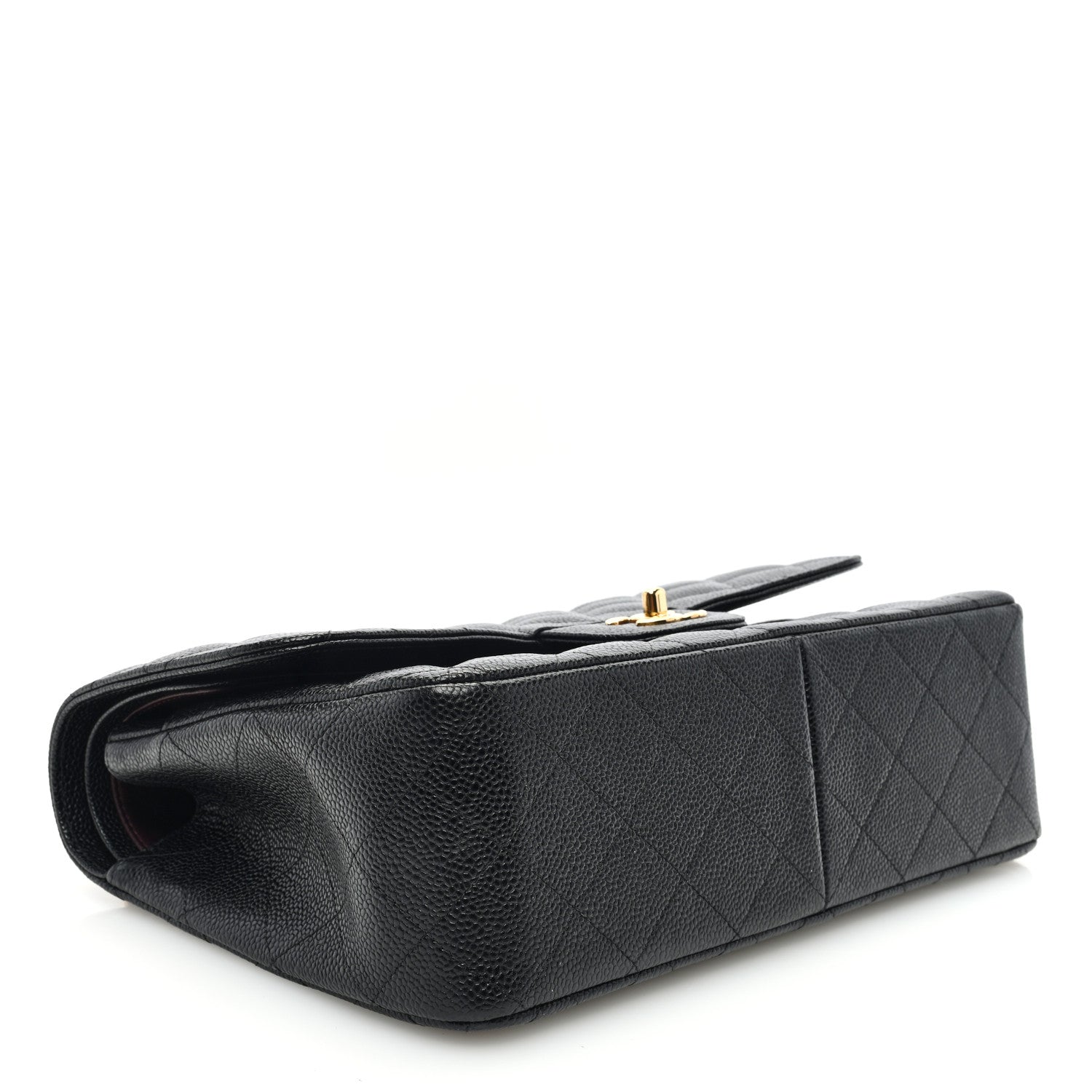 Chanel Caviar Quilted Jumbo Double Flap Black 4 of 12
