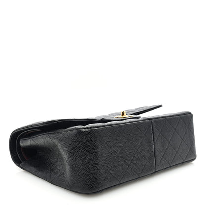Chanel Caviar Quilted Jumbo Double Flap Black 4 of 12