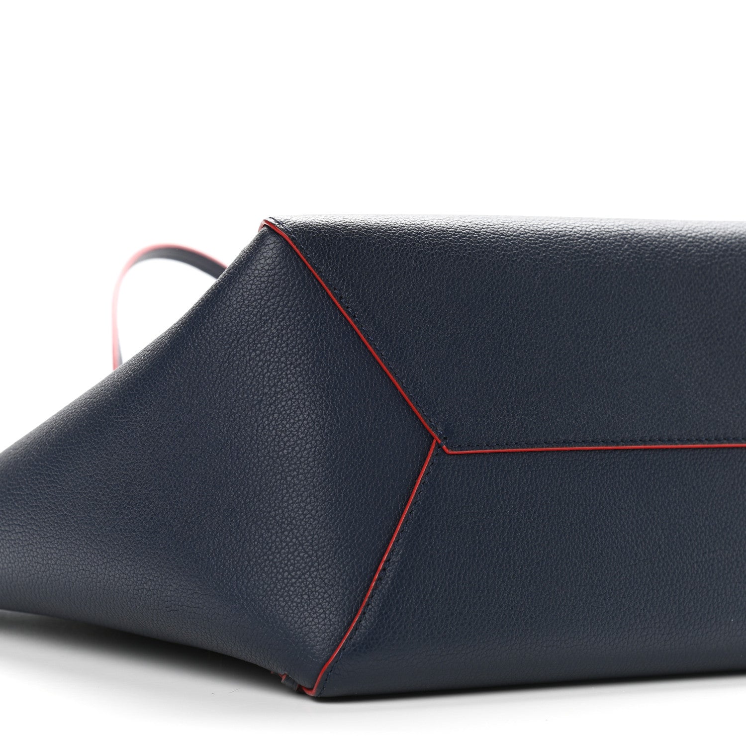 Louis Vuitton Calfskin Braided Lockme Cabas Marine Rouge 8 of 9