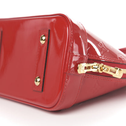 Louis Vuitton Vernis Alma BB Cherry 10 of 11