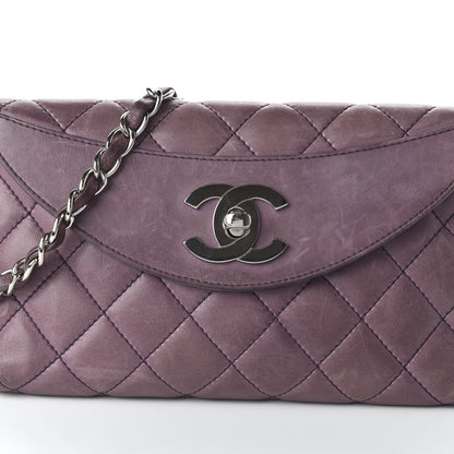 Chanel Lambskin Quilted Small Single Flap Bag Purple 10 of 13