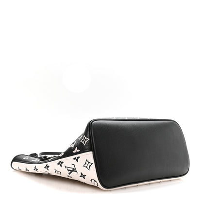 Louis Vuitton Empreinte Spring In The City Neverfull MM Black White Pink 5 of 10