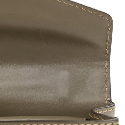 Prada Vitello Tri-Color Medium Sound Top Handle Satchel Grigio Black 13 of 18