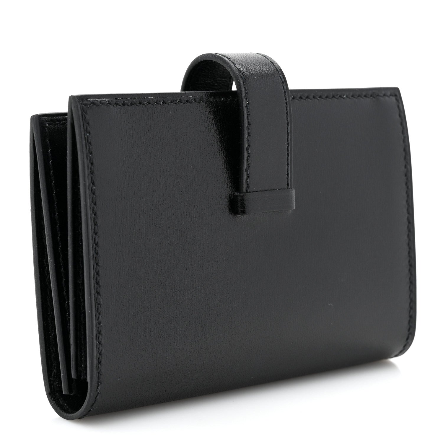 Hermes Box Bearn Card Holder Wallet Black 3 of 8
