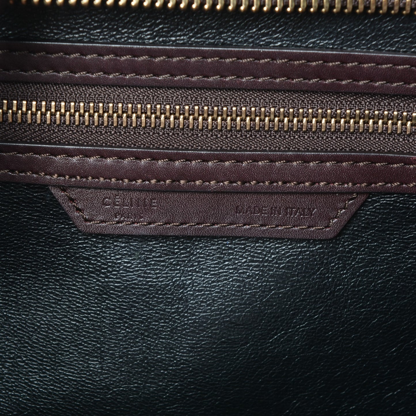 Smooth Calfskin Suede Mini Tri-Color Luggage Burgundy