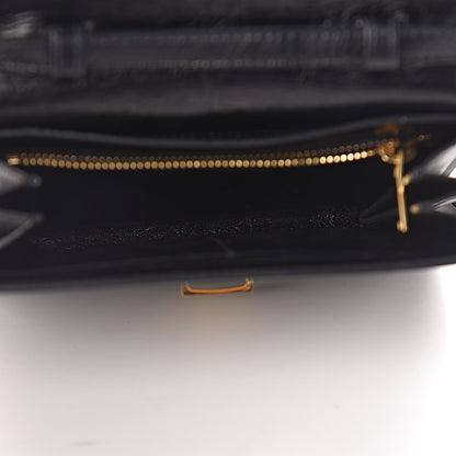 Saint Laurent Calfskin Mini High School Satchel Black 5 of 11