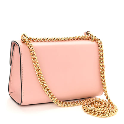 Gucci Calfskin Crystal Star Embroidered Small Padlock Shoulder Bag Perfect Pink Multicolor 3 of 8