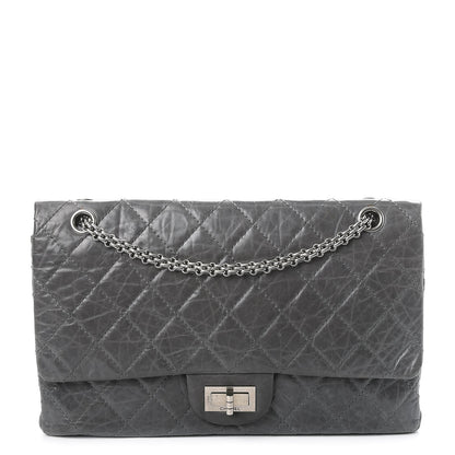 Chanel Aged Calfskin Quilted 50th Anniversary 2.55 Reissue 227 Flap Grey 1 of 17