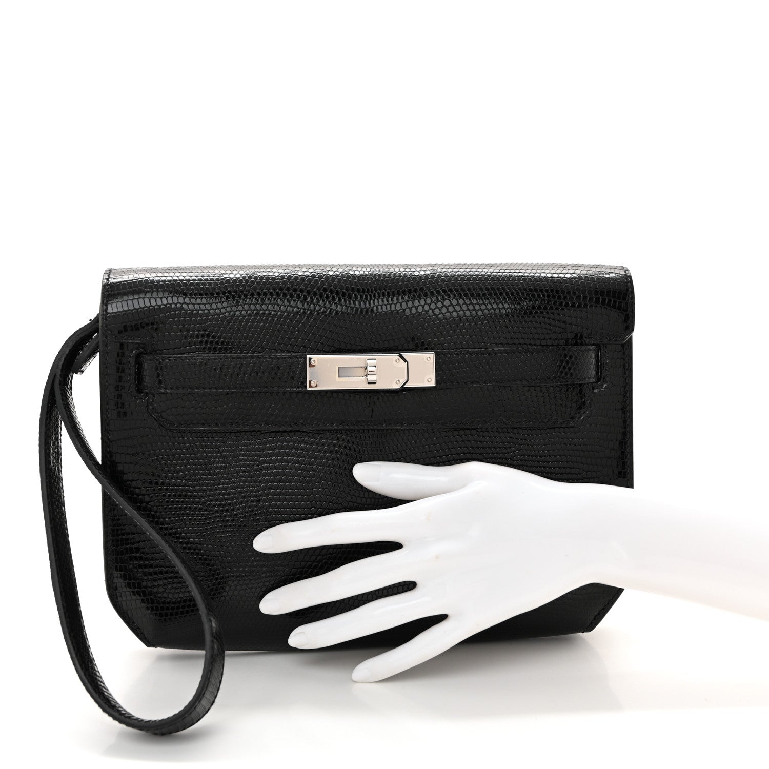 HERMES チェック柄サコッシュ ブラック Hermes Lizard Kelly Depeches 25 Pouch Black 1824039 – FASHIONPHILE