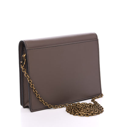 Bottega Veneta Nappa Intrecciato Brio Chain Wallet Steel 2 of 8