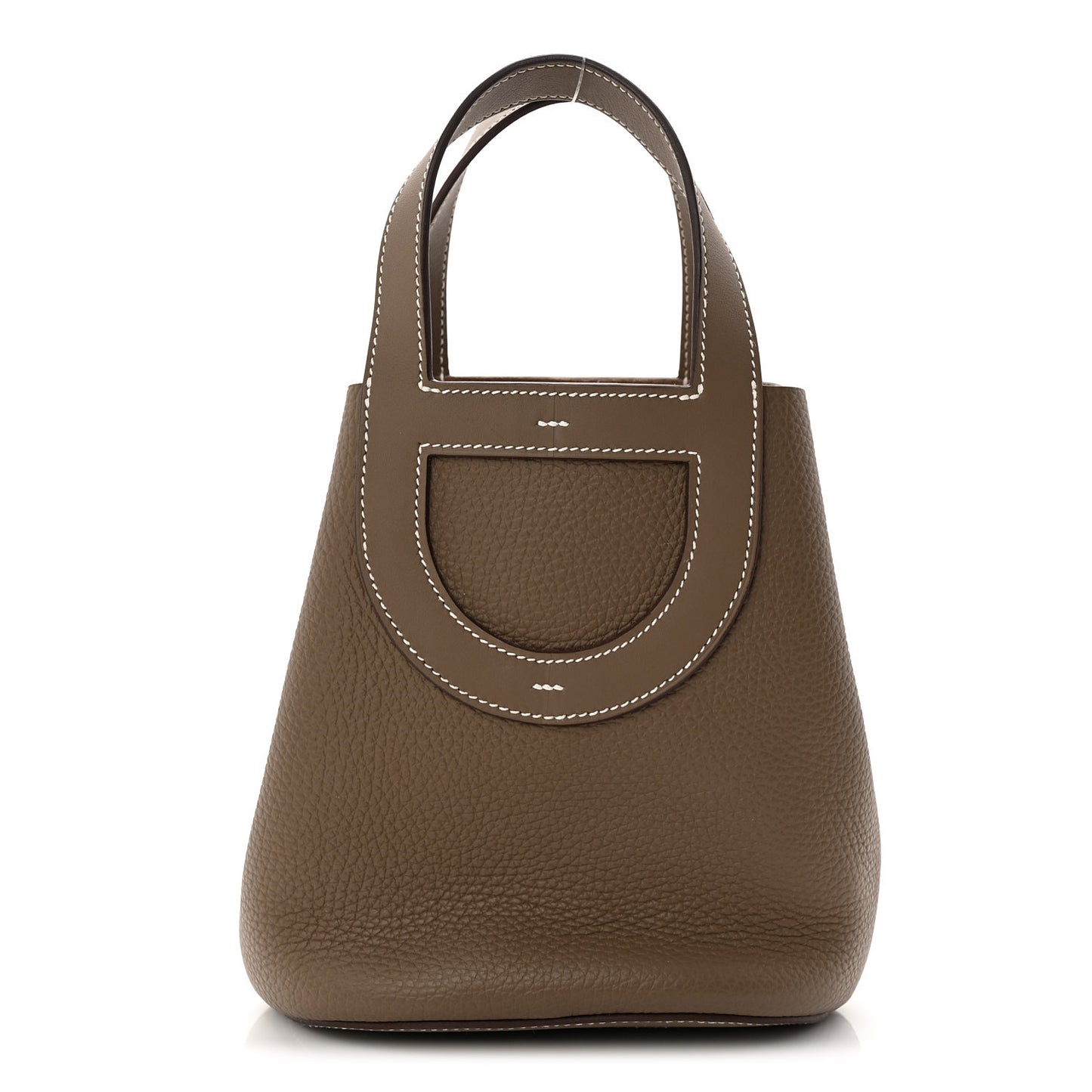 Taurillon Clemence Swift In-The-Loop 18 Bag Etoupe
