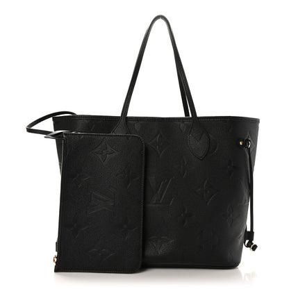Louis Vuitton Empreinte Monogram Giant Neverfull MM Black 3 of 9