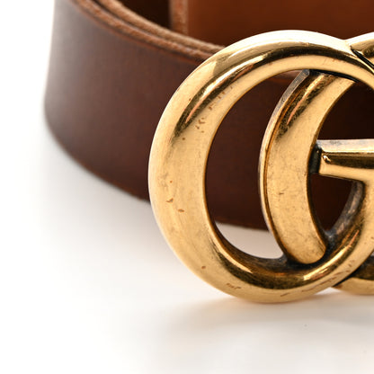 Gucci Faded Calfskin Double G 40mm Belt 80 32 Cuir 9 of 9