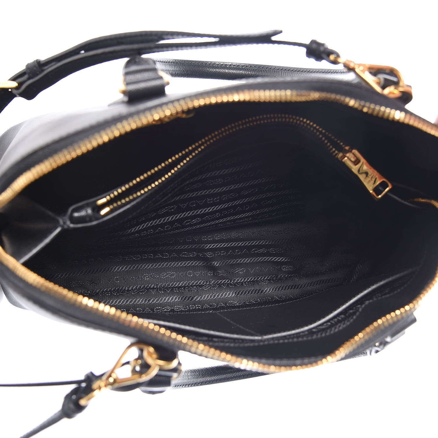Prada Saffiano Lux Medium Promenade Tote Black 7 of 11