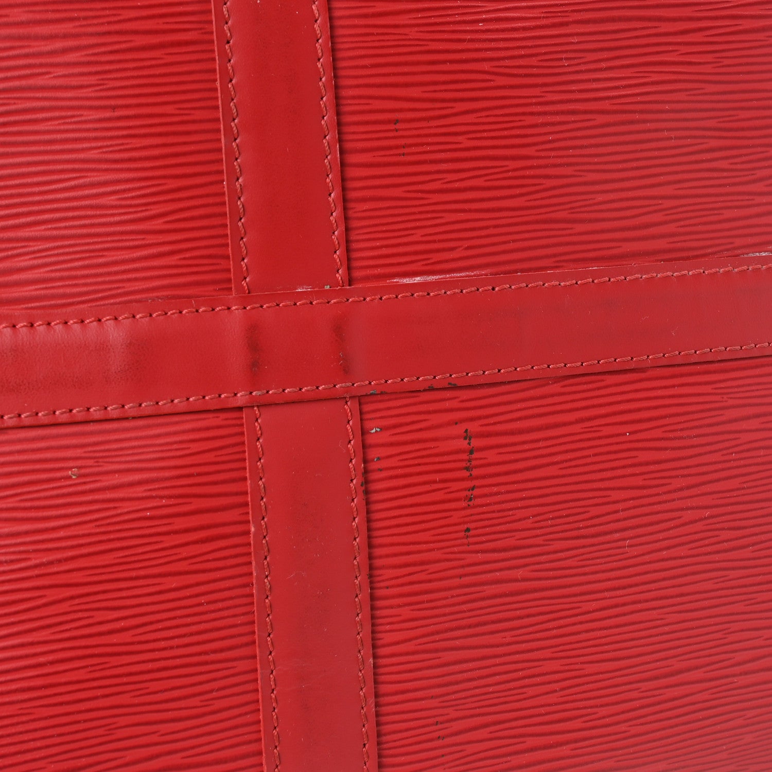 Louis Vuitton Epi Keepall 55 Castillan Red 11 of 14