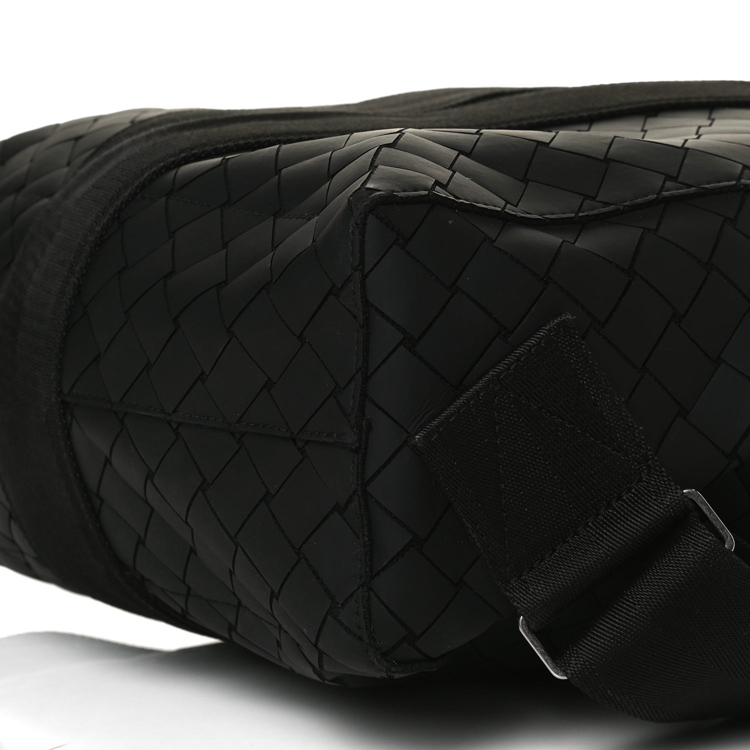 Bottega Veneta Intreccio Rubber Backpack Black 9 of 12