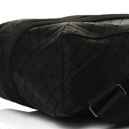 Bottega Veneta Intreccio Rubber Backpack Black 9 of 12