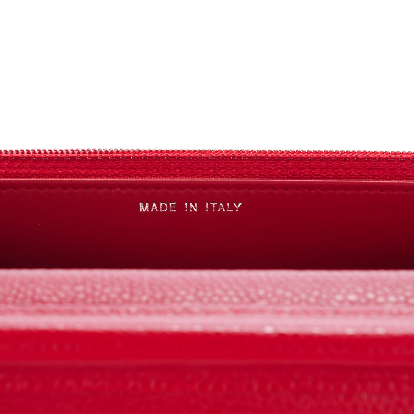 Caviar Quilted Wallet On Chain WOC Red