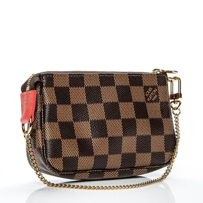 Louis Vuitton Damier Ebene 2015 Christmas Animation Mini Pochette Accessories 3 of 6