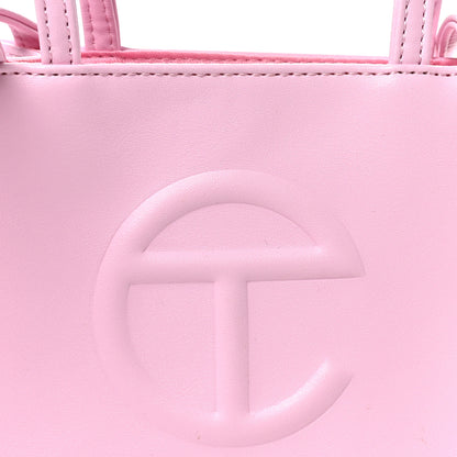 Telfar Vegan Leather Small Shopping Bag Bubblegum 7 of 9