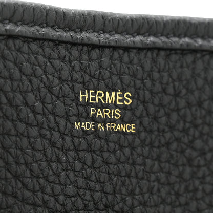 Hermes Taurillon Clemence EVELYNE III PM Black 6 of 10