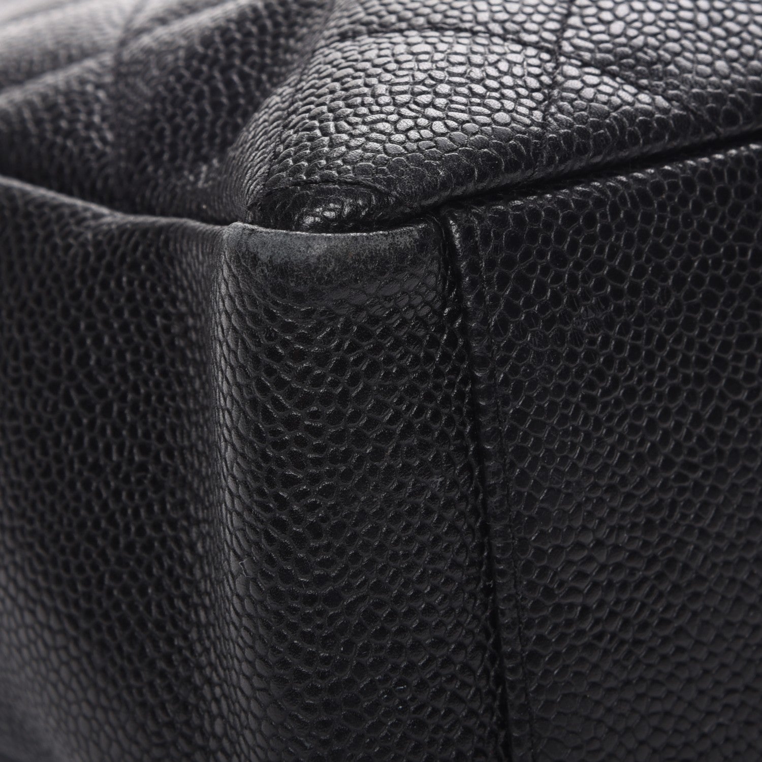 Chanel Caviar Quilted Petit Shopping Tote PST Black 8 of 11