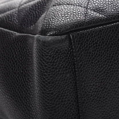 Chanel Caviar Quilted Petit Shopping Tote PST Black 8 of 11