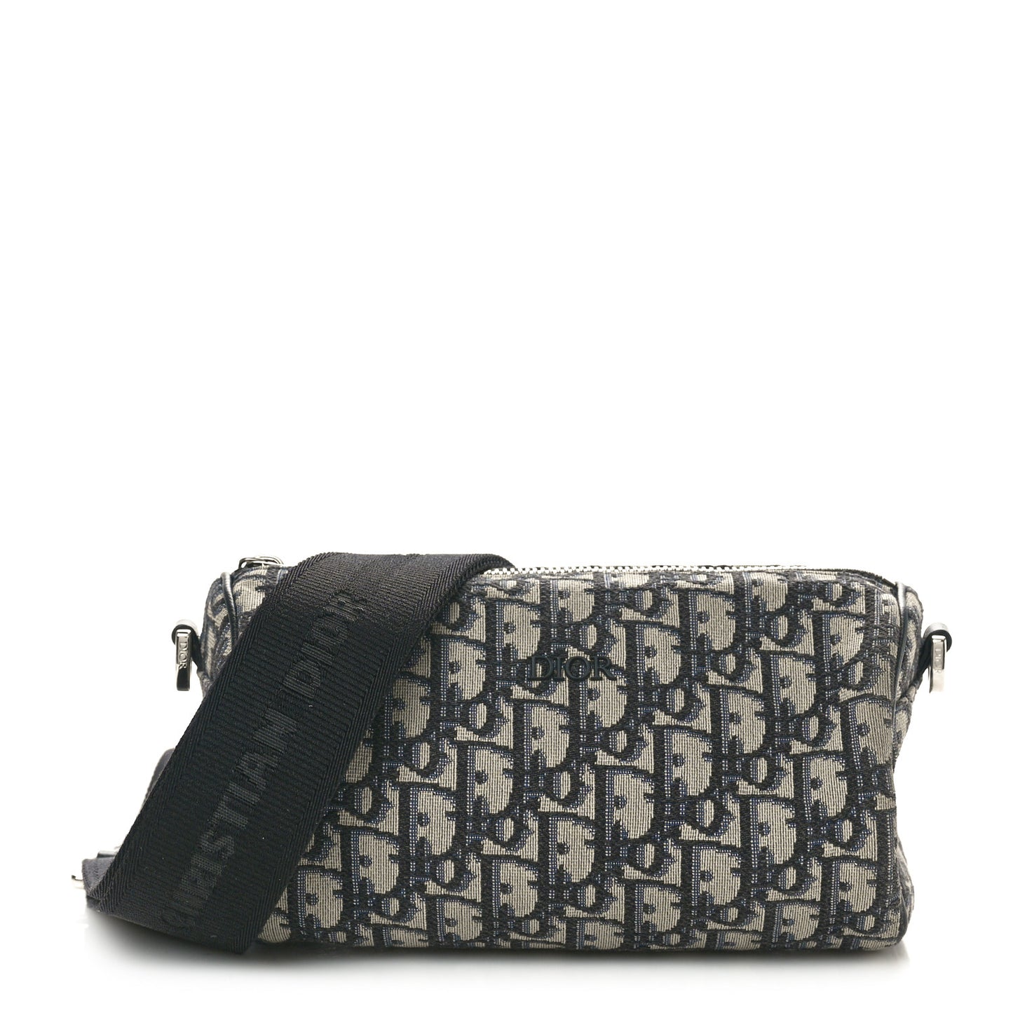 Oblique Roller Messenger Bag Blue
