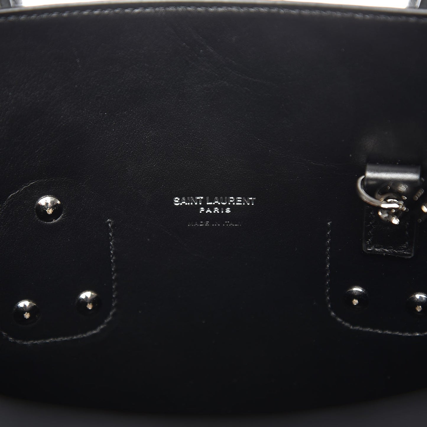 Grained Calfskin Small Sac De Jour Black
