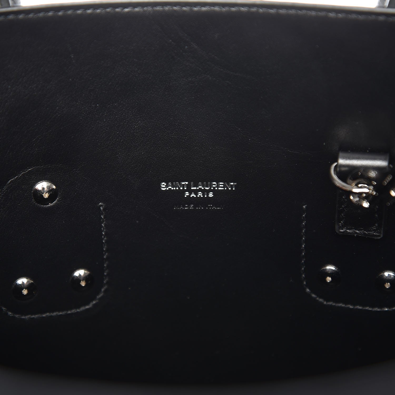 Saint Laurent Grained Calfskin Small Sac De Jour Black 7 of 7