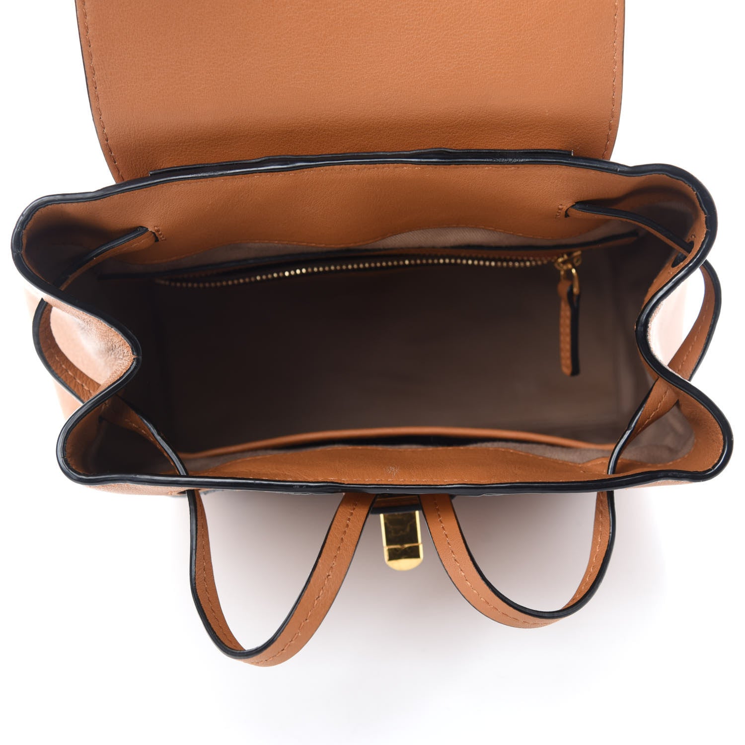 MCM Visetos Small Essential Backpack Cognac 7 of 13