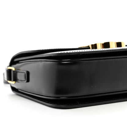 Celine Shiny Calfskin Teen Triomphe Black 9 of 10