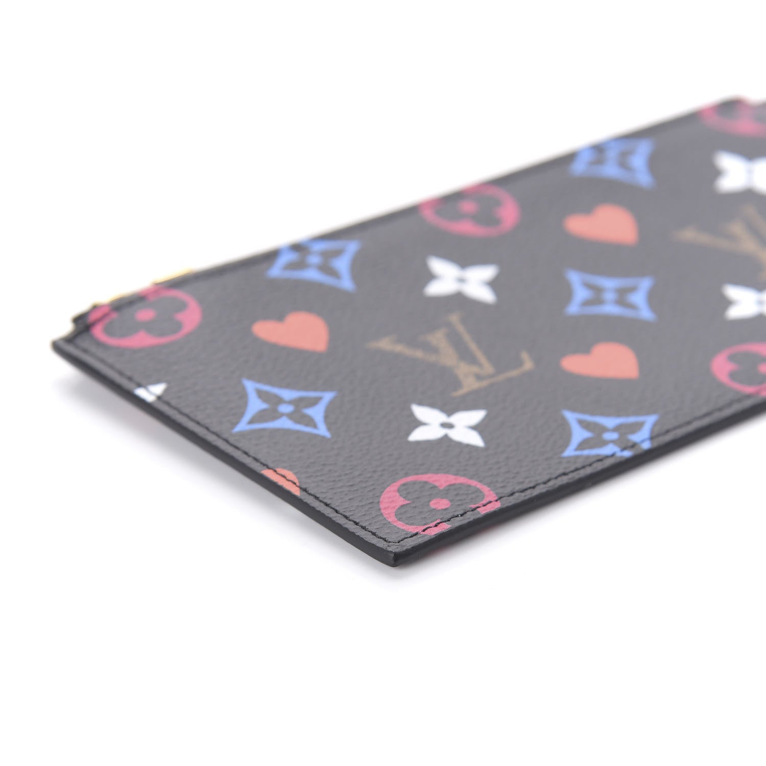 Louis Vuitton Game On Felicie Chain Wallet Zippered Insert Black 6 of 9