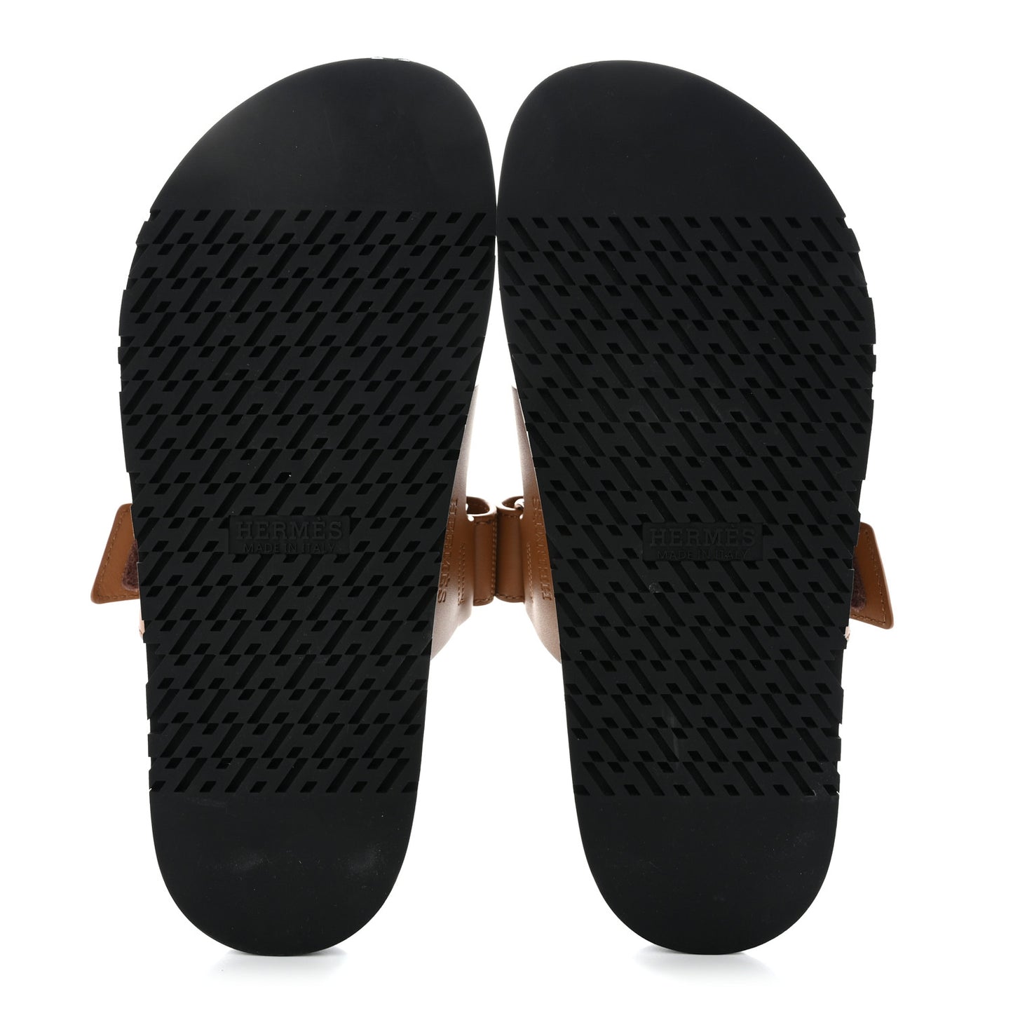 Calfskin Mens Chypre Sandals 40.5 Naturel
