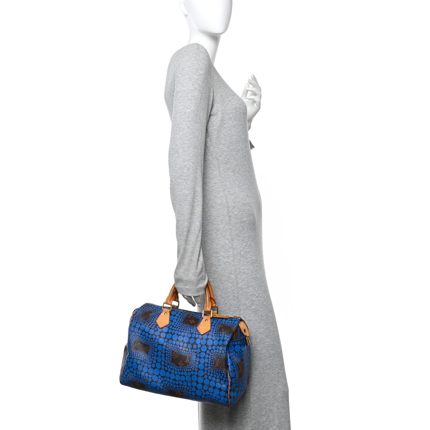 Monogram Kusama Town Speedy 30 Blue