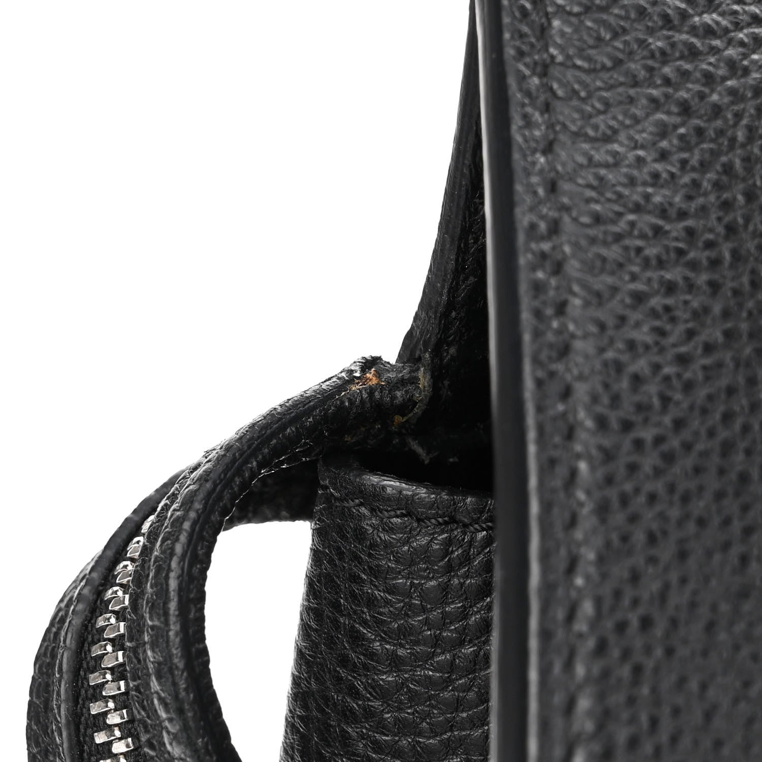 Celine Supple Calfskin Medium Edge Shoulder Bag Black 10 of 11