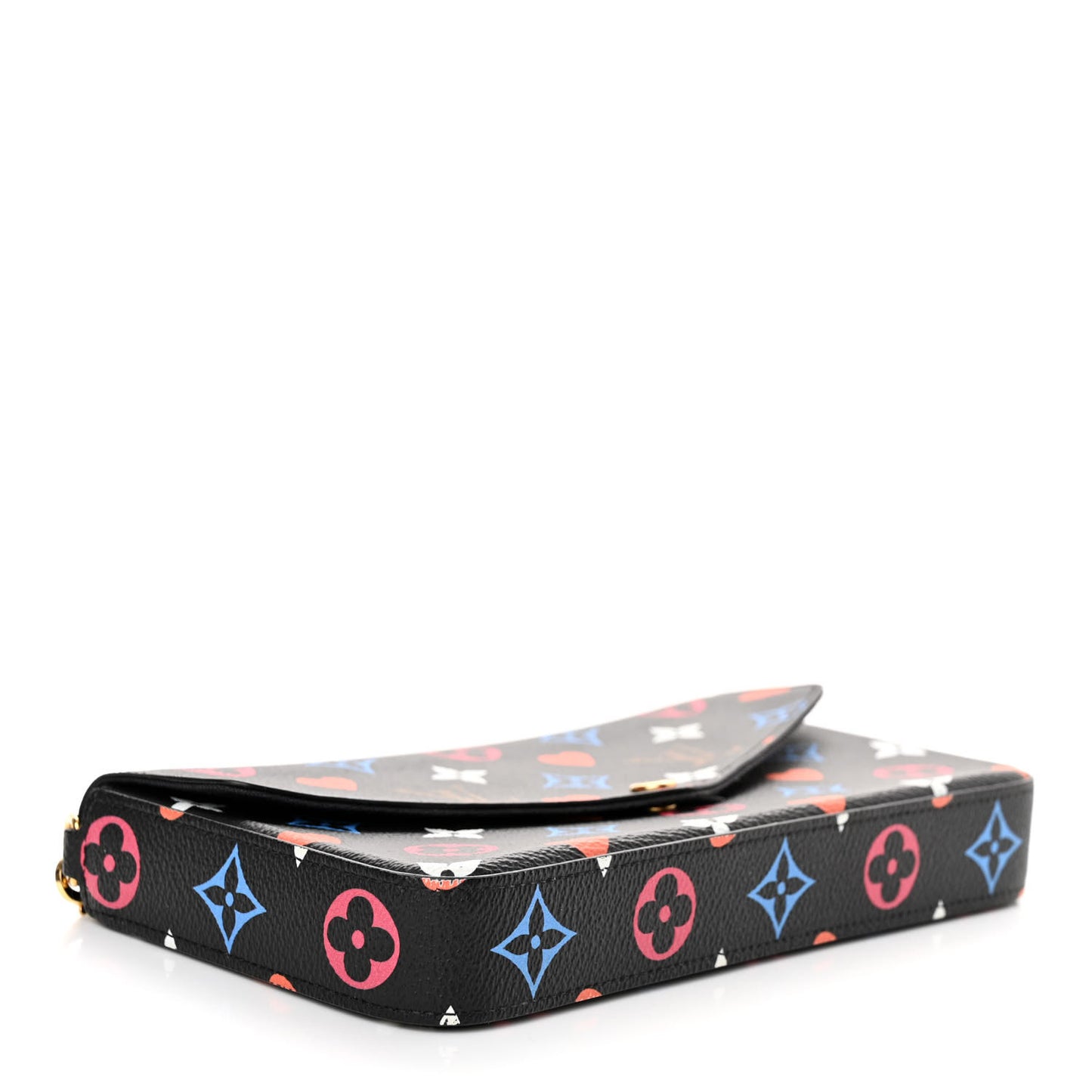 Game On Felicie Chain Wallet Black