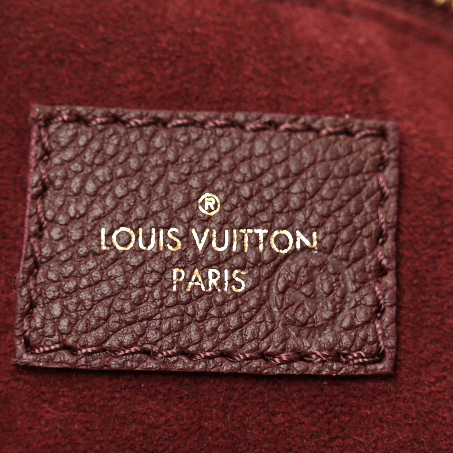 Louis Vuitton Empreinte Monogram Giant Neverfull MM Wine 6 of 10