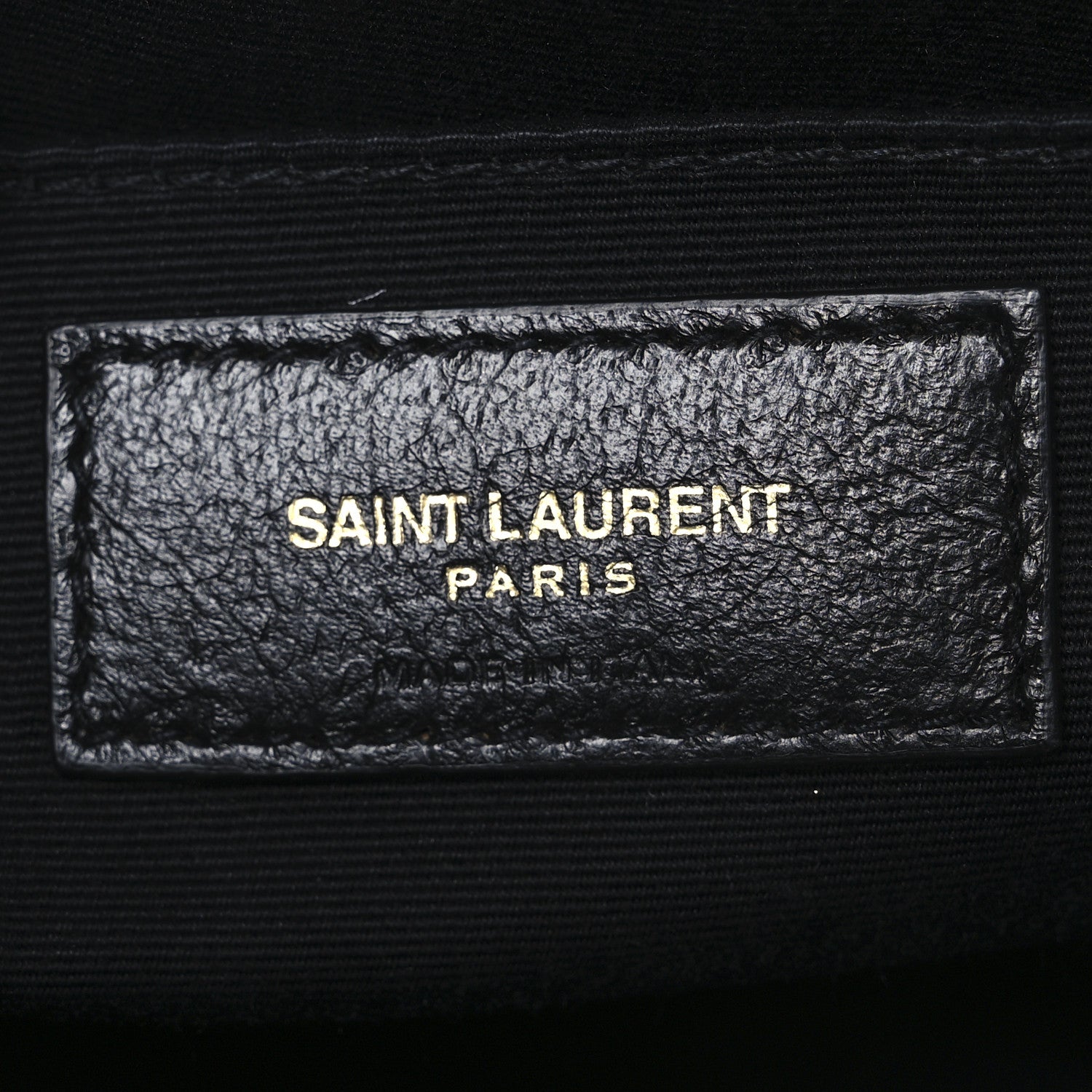 Saint Laurent Calfskin Matelasse Monogram Lou Camera Bag Black 6 of 10